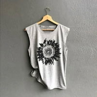Tobchonp Fashion Ljetne T košulje Botanički cvjetni print Pulover Majice Novi dolasci Ties Woman Winem
