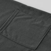 Dianli 4. srpnja Košulji okrugli vrat Tunički bez rukava AMERNA STAR STAR Striped Print Ljeto T-majice