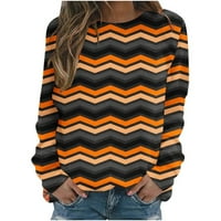 Durtebeua džemperi za žene Trendy Fall dugačak rukav s rukavom proliveni rub tuničarski pulover džemper