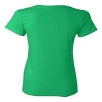 Plus veličine za žene Ženska ljetna nezavisnost dnevna bluza uzorak okrugli vrat kratkih rukava udobna